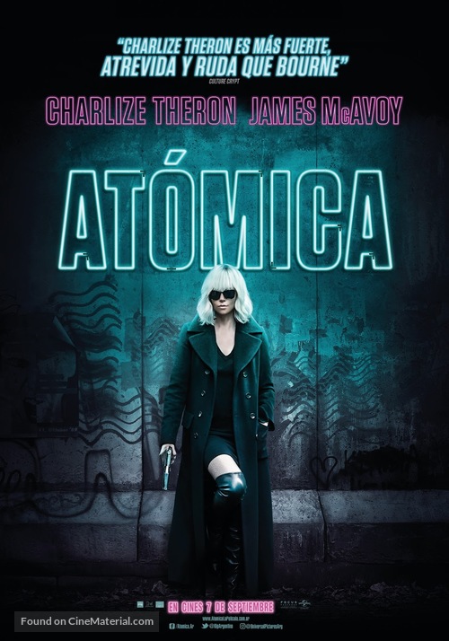 Atomic Blonde - Argentinian Movie Poster