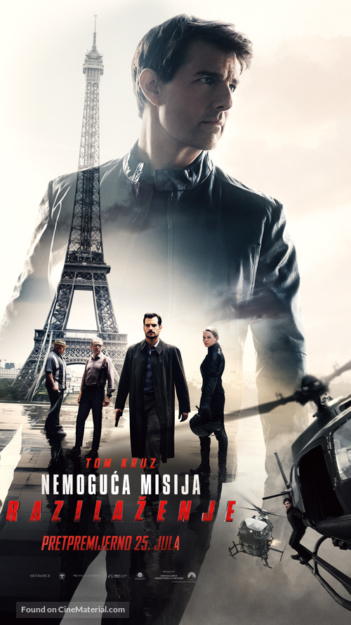 Mission: Impossible - Fallout - Bosnian Movie Poster