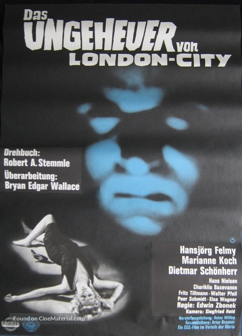 Das Ungeheuer von London-City - German Movie Poster