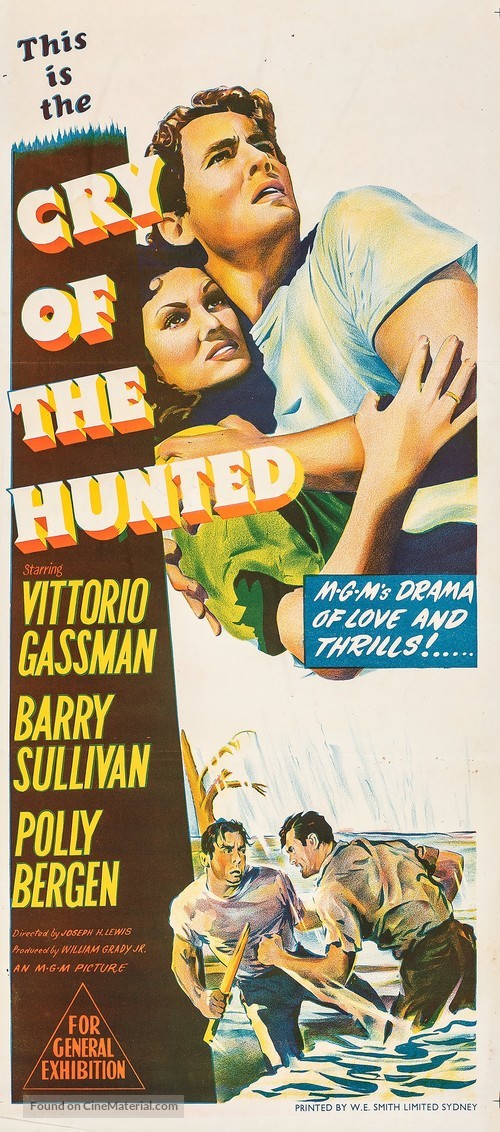 Cry of the Hunted - Australian Movie Poster