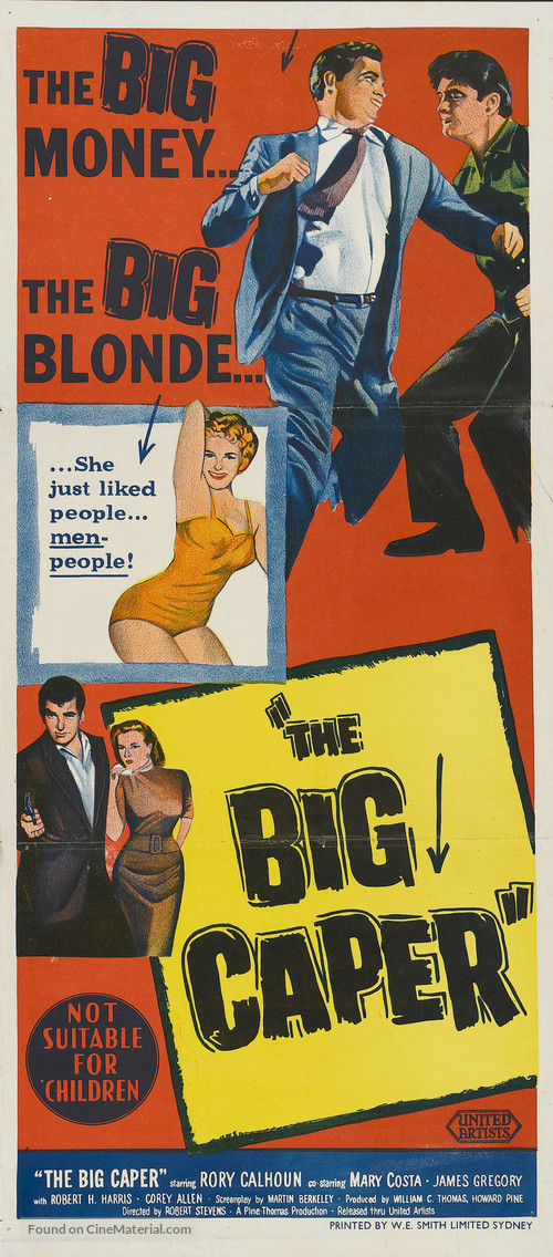 The Big Caper - Australian Movie Poster