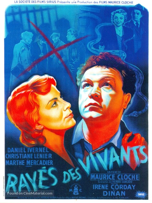 Ray&eacute;s des vivants - French Movie Poster