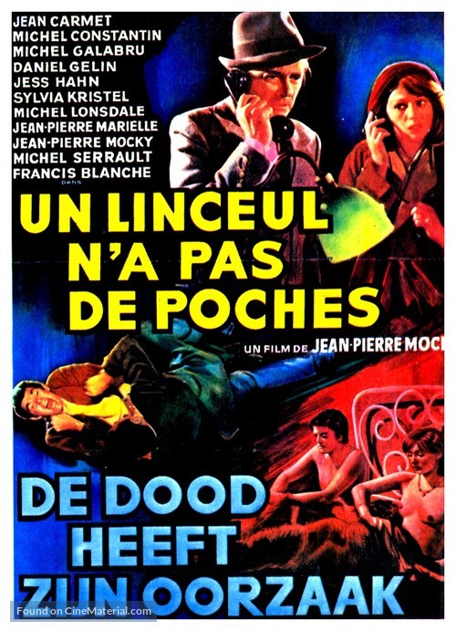 Un linceul n&#039;a pas de poches - Belgian Movie Poster