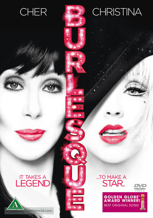 Burlesque - Danish DVD movie cover