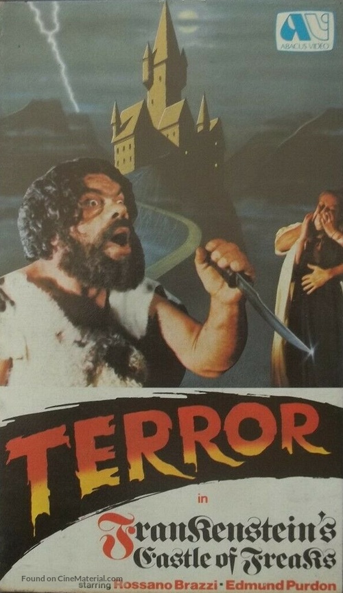 Terror! Il castello delle donne maledette - British VHS movie cover