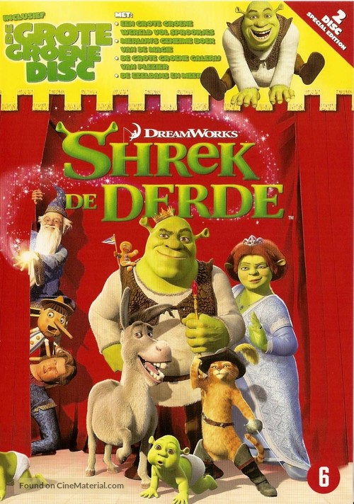 Shrek the Third - Danish Movie Cover
