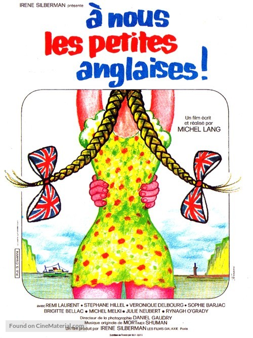 &Agrave; nous les petites Anglaises - French Movie Poster