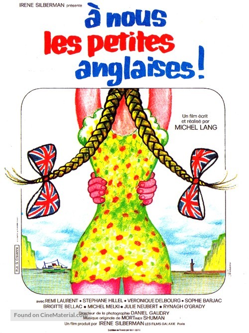 &Agrave; nous les petites Anglaises - French Movie Poster