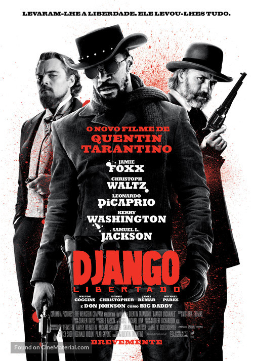 Django Unchained - Portuguese Movie Poster