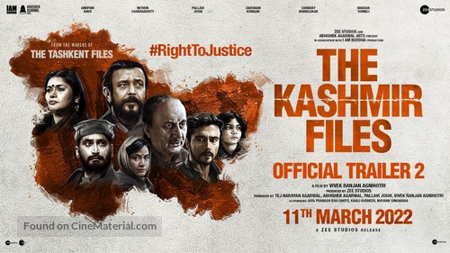 The Kashmir Files - Indian Movie Poster