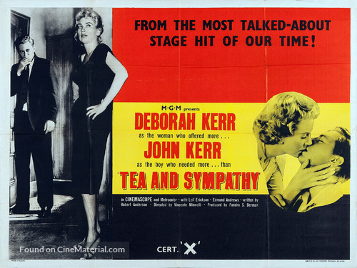 Tea and Sympathy - British Movie Poster