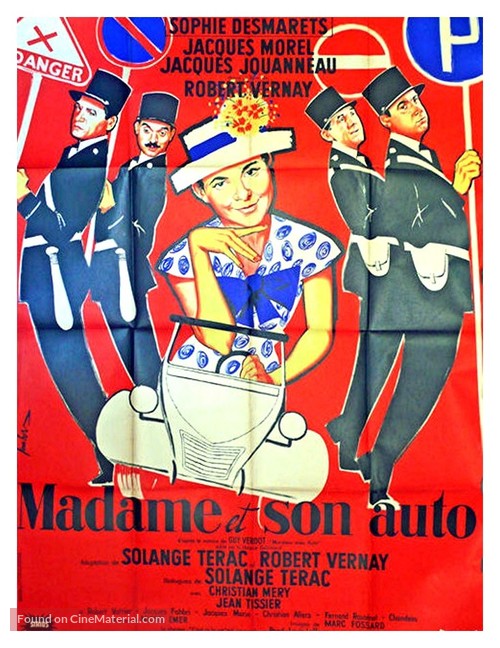 Madame et son auto - French Movie Poster