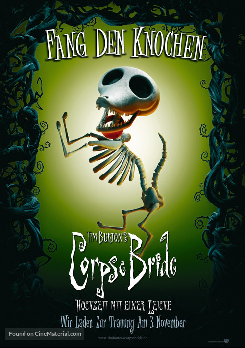 Corpse Bride - German Movie Poster