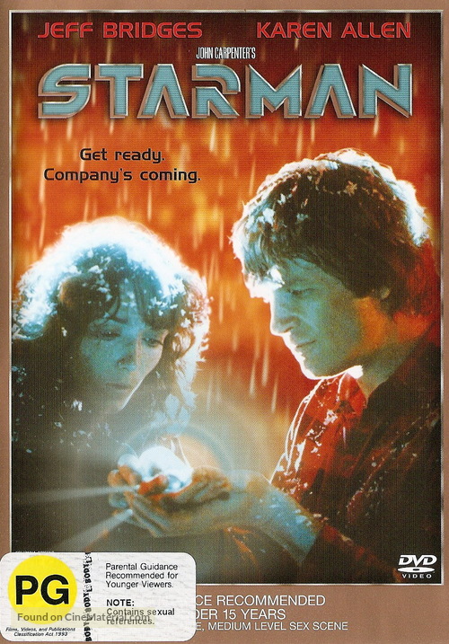 Starman - New Zealand DVD movie cover