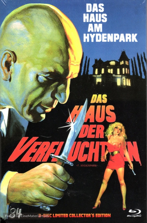 7, Hyden Park: la casa maledetta - German Blu-Ray movie cover