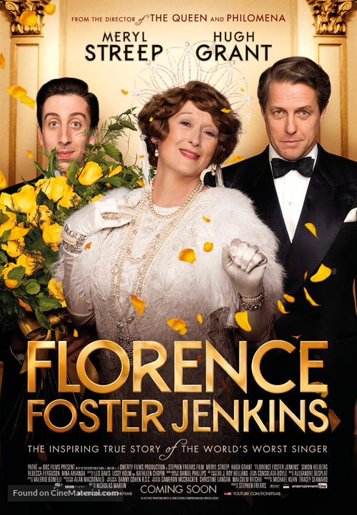 Florence Foster Jenkins - Canadian Movie Poster