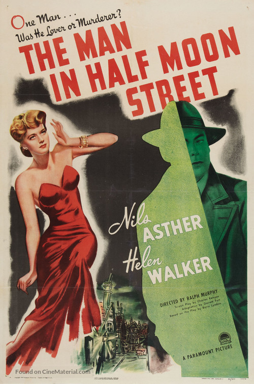 The Man in Half Moon Street - Movie Poster