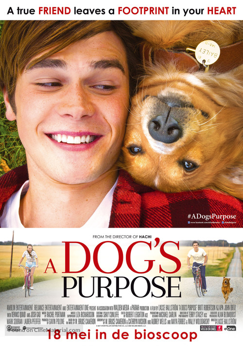 A Dog&#039;s Purpose - Dutch Movie Poster