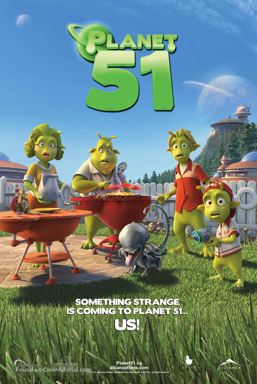 Planet 51 - Canadian Movie Poster