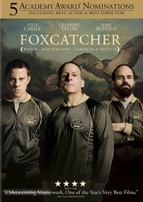 Foxcatcher - DVD movie cover