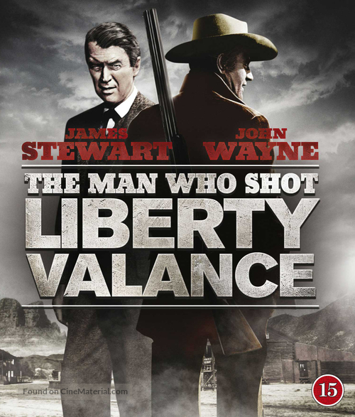 The Man Who Shot Liberty Valance - Swedish Blu-Ray movie cover