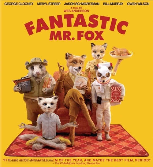 Fantastic Mr. Fox - Blu-Ray movie cover
