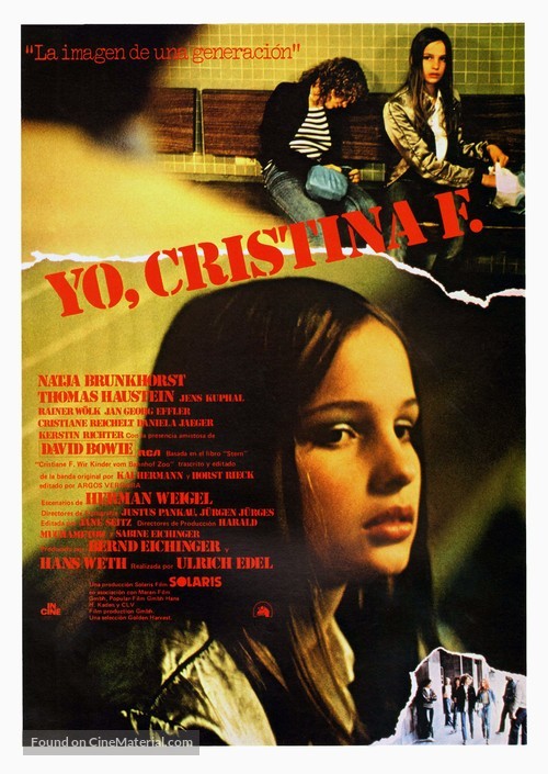 Christiane F. - Wir Kinder vom Bahnhof Zoo - Spanish Movie Poster