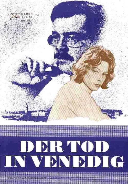 Morte a Venezia - German Movie Poster