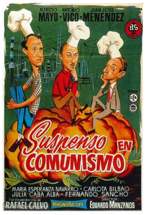 Suspenso en comunismo - Spanish Movie Poster
