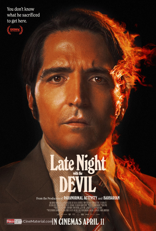 Late Night with the Devil - Australian Movie Poster