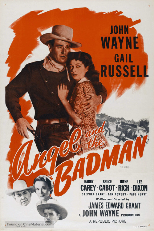 Angel and the Badman - Re-release movie poster
