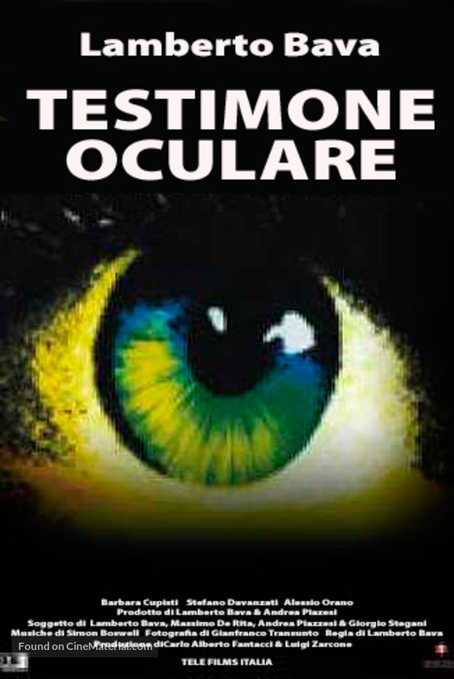 Testimone oculare - Italian Movie Poster