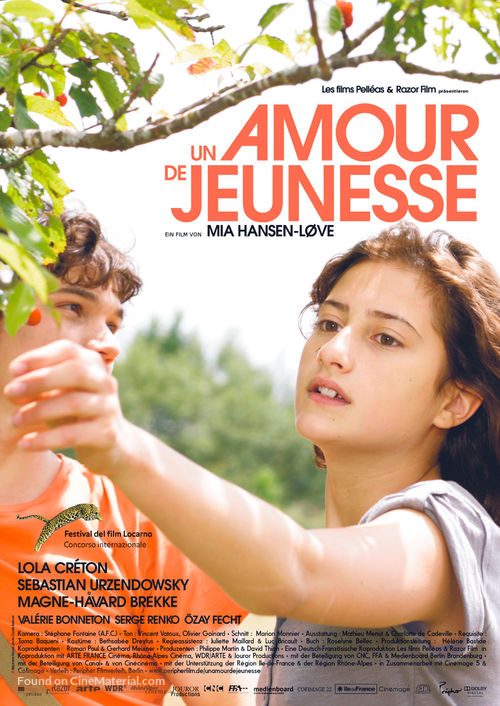 Un amour de jeunesse - German Movie Poster