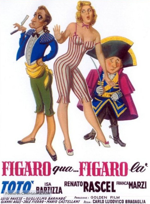 Figaro qua, Figaro l&agrave; - Italian Movie Poster
