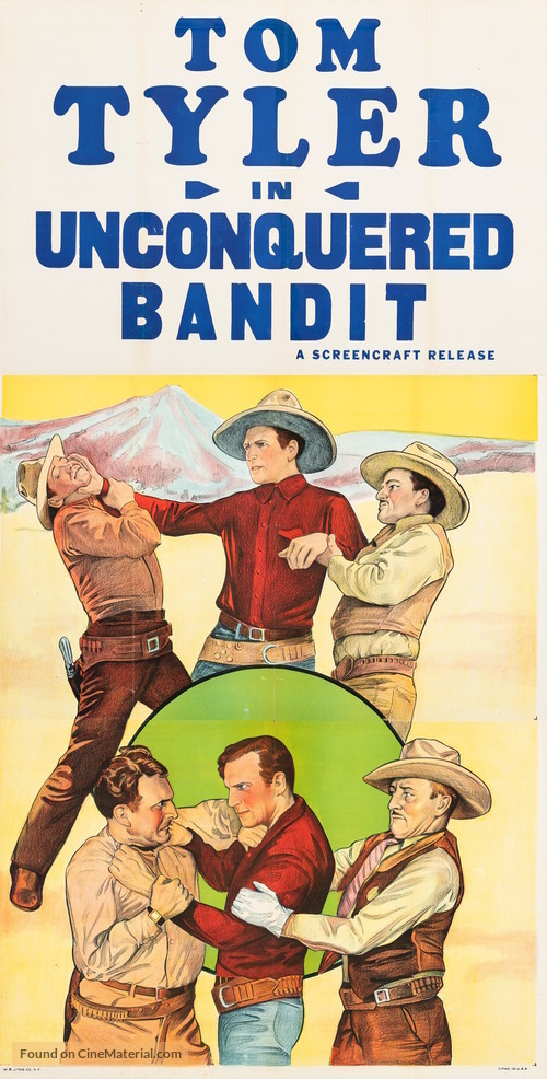 Unconquered Bandit - Movie Poster