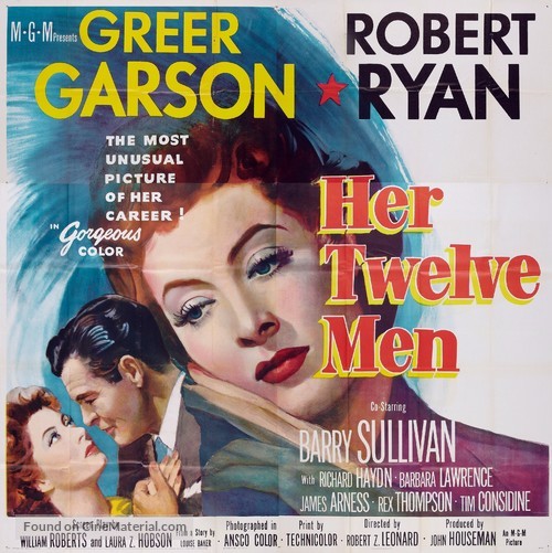 Her Twelve Men - Movie Poster