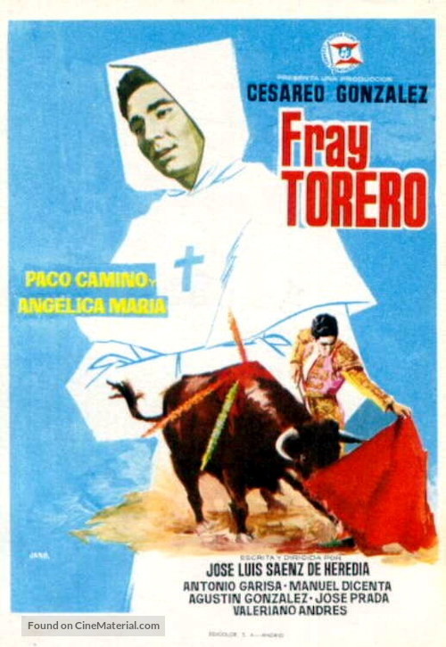 Fray Torero - Spanish Movie Poster