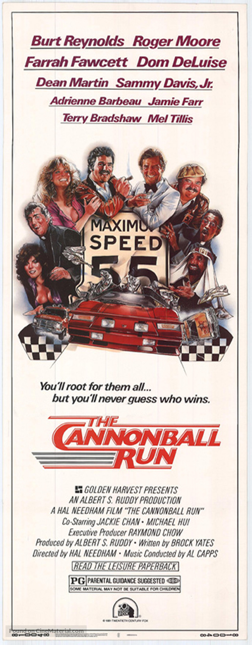 The Cannonball Run - Movie Poster