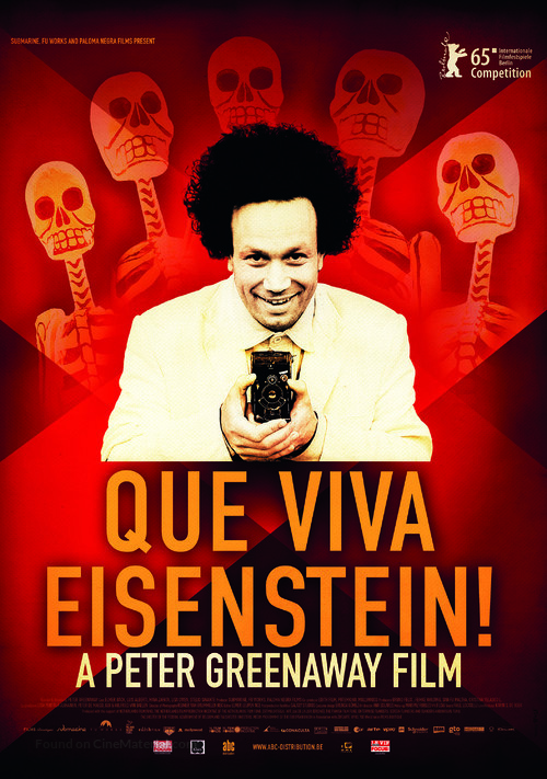 Eisenstein in Guanajuato - Belgian Movie Poster