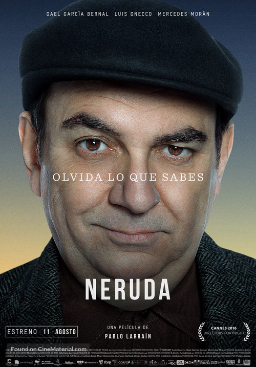 Neruda - Chilean Movie Poster