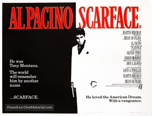 Scarface - British Movie Poster