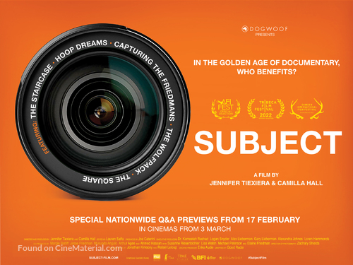 Subject - British Movie Poster