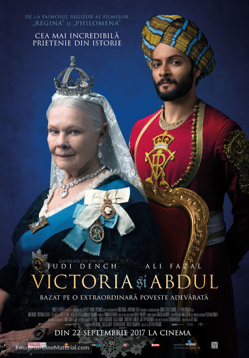 Victoria and Abdul - Romanian Movie Poster