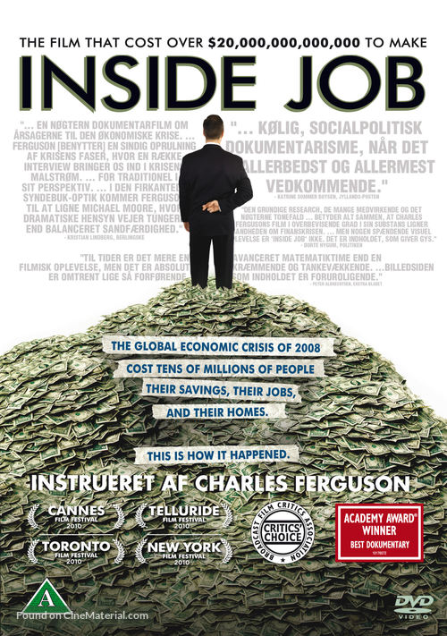 Inside Job - Danish DVD movie cover