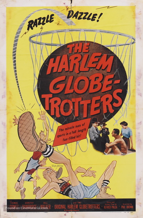 The Harlem Globetrotters - Re-release movie poster