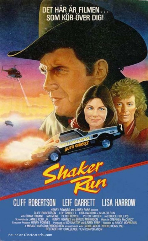 Shaker Run - Swedish Movie Poster