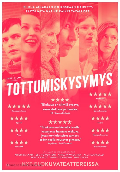 Tottumiskysymys - Finnish Movie Poster