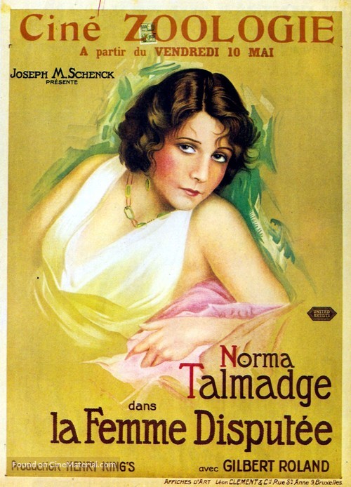 The Woman Disputed - Belgian Movie Poster