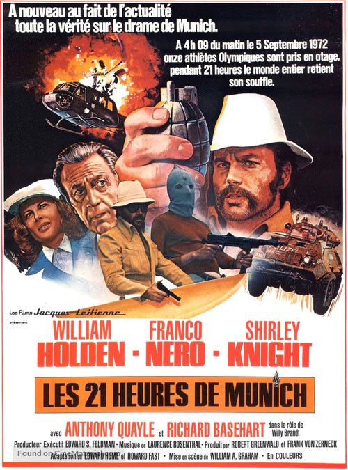 21 Hours at Munich - French Movie Poster