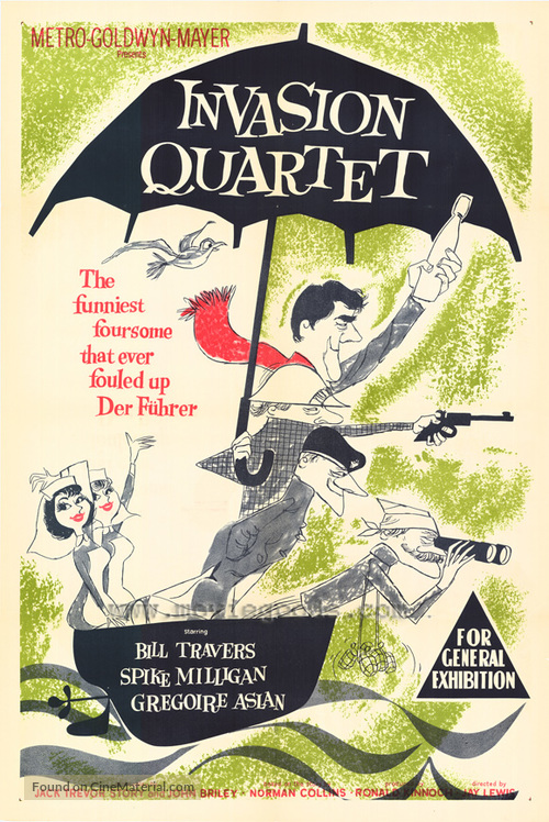 Invasion Quartet - Australian Movie Poster